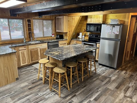 Fully stocked kitchen