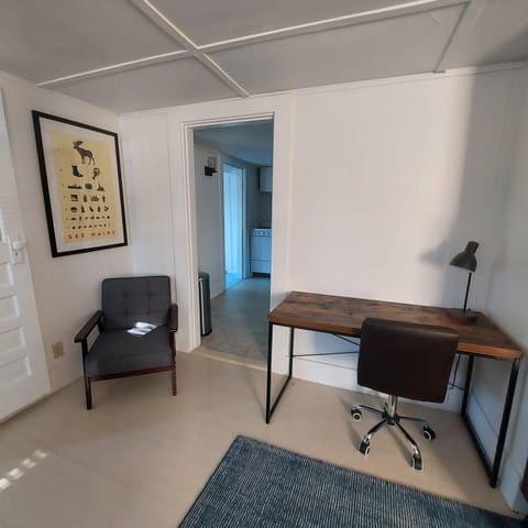 Dedicated work space in the living room