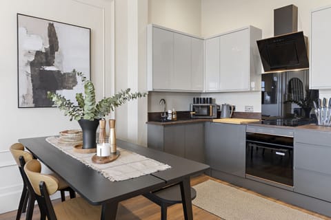 Kitchen and dining area