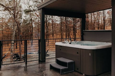 Hot Tub Retreat: Unwind in your own private oasis surrounded by nature's beauty!