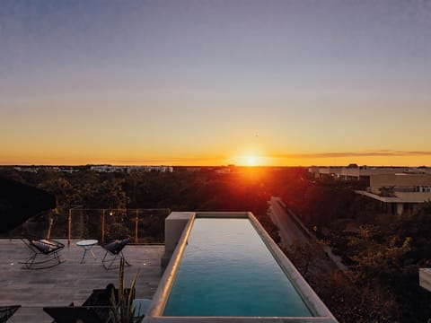 Rooftop pool