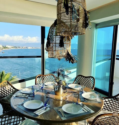 Dining table with a view!