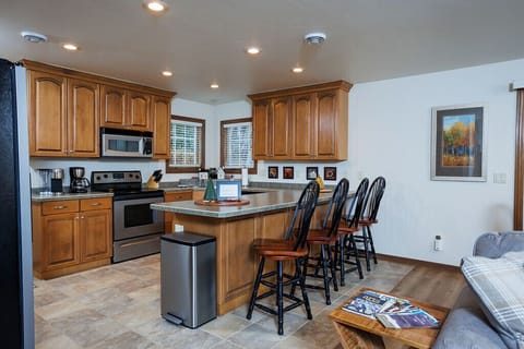 Open kitchen area perfect for gathering