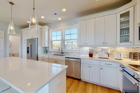 Enjoying using the brand new kitchen appliances!