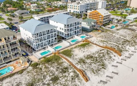 Rear view of Sunrise  A and B (Sunrise B right duplex left side)
