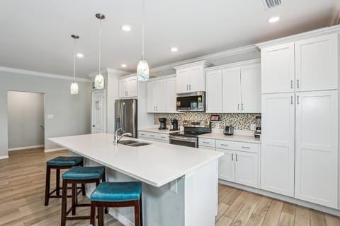 Kitchen is stocked with everything you will need to make perfect meals and snacks