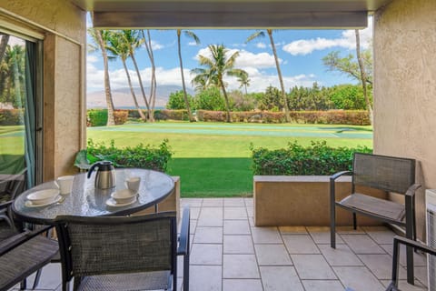 Beautiful landscaping off of lanai.