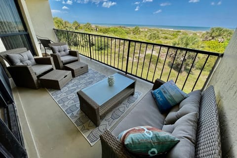 Oceanfront balcony