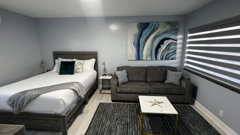 Super thick and comfy queen mattress, and a queen size sofa bed