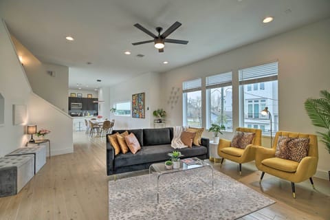 Houston Vacation Rental | 3BR | 3.5BA | 2,500 Sq Ft | Stairs Required for Access