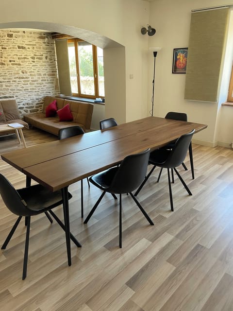 Dining room (6 people), looking into living room.