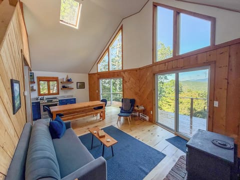 Main living area is open, airy and spacious.