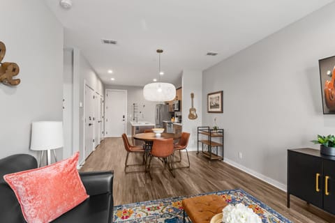 View of dining and kitchen