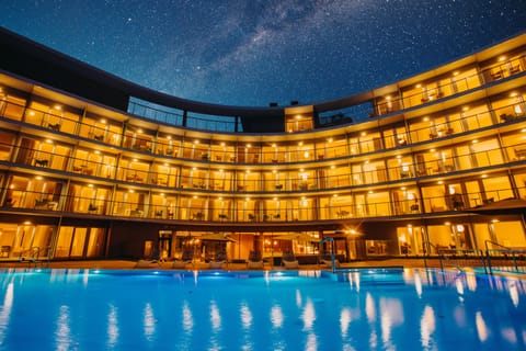 Front of property - evening/night