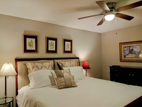 Master Suite with King Bed + Private Bathroom + TV