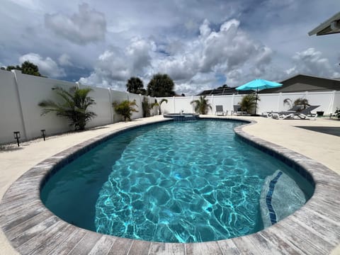 New Heated Saltwater Pool.  Completed August 2025.