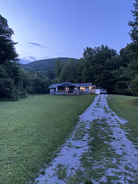 Peaceful Retreat, well away from the road.