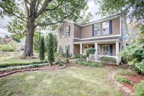 Front view of the house