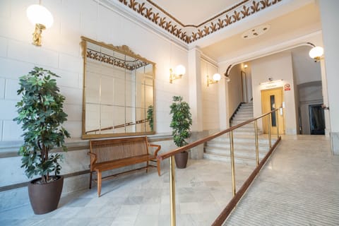 Interior entrance
