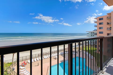 A clean, well-maintained beachfront complex with excellent views from every angle.