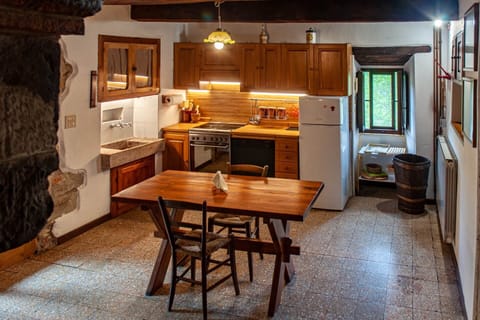 The kitchen at Casale Rancaccio