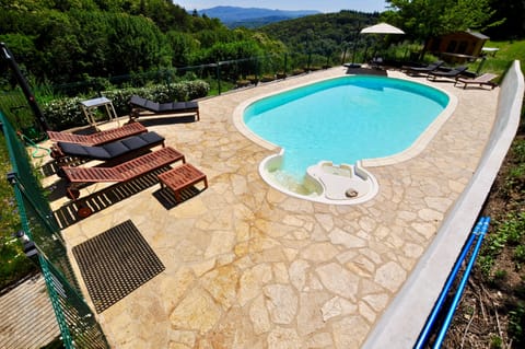 Heated swimming pool