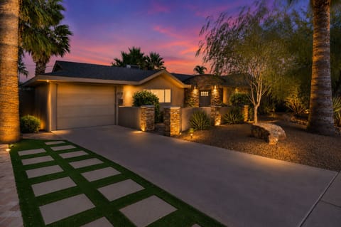 Arrive at this Luxury Scottsdale Executive Retreat with Resort-Style Curb Appeal
