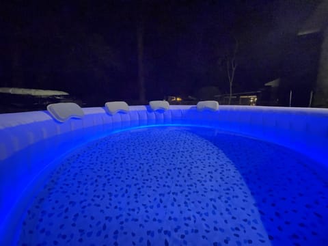 Relax and digital detox in the LED Hot Tub
