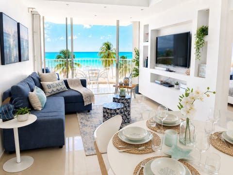 A bright and inviting living space designed for relaxing, gathering, and enjoying your time in paradise.