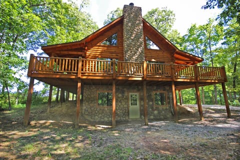 South end of Lodge, with Lower Level walkout