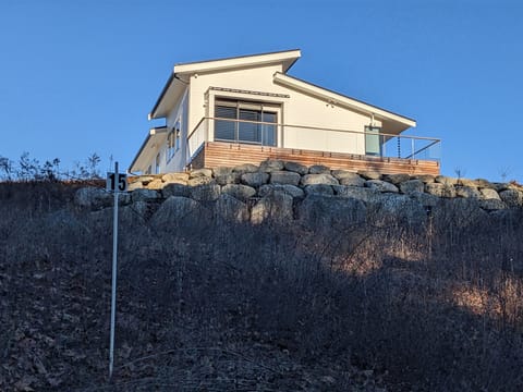 contemporary hilltop house