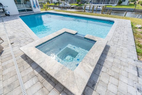 Heated pool and spa. Western exposure for a full day of sunshine. 