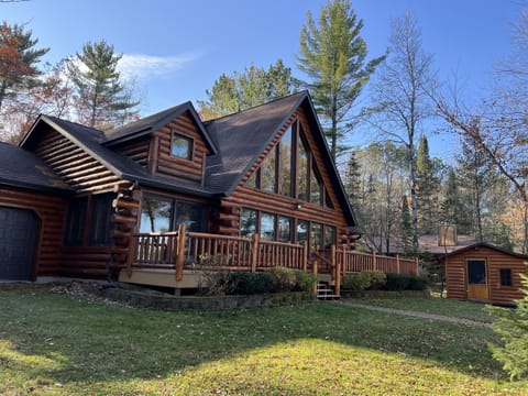 Lakeside view of the Cabin