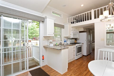 Cottage, 1 Bedroom (Loft, Linens Available) | Private kitchen | Fridge, toaster