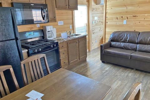 Cabin, 2 Bedrooms (Park Model, Linens Included)  | Living area