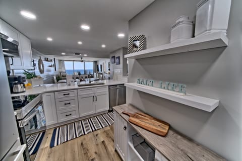 Kitchen is fully stocked