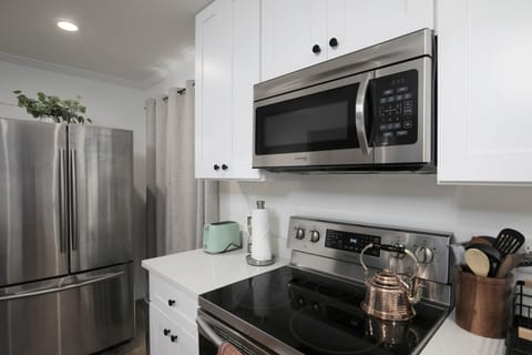 Fully stocked kitchen