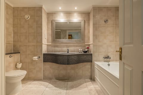 Executive Double Room, 1 Double Bed | Bathroom | Combined shower/tub, free toiletries, hair dryer, towels