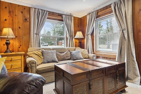 Full size sofa-bed for added sleep space.
