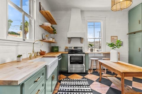 Whip up delicious meals in this charming kitchen