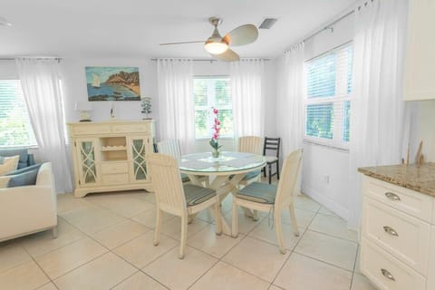 Enjoy meals with loved ones in the spacious dining room.