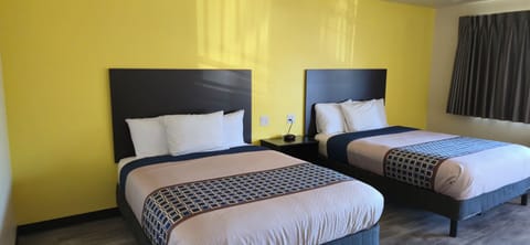 Standard Double Room, 2 Queen Beds | Desk, laptop workspace, blackout drapes, iron/ironing board