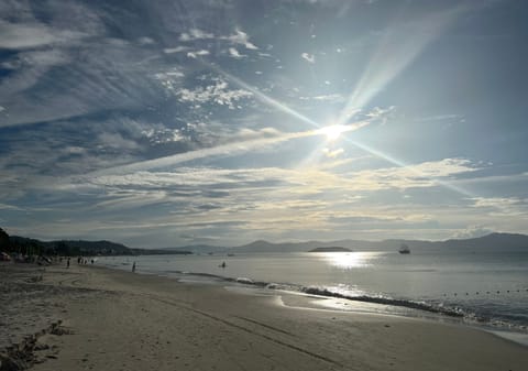 Beach nearby, white sand