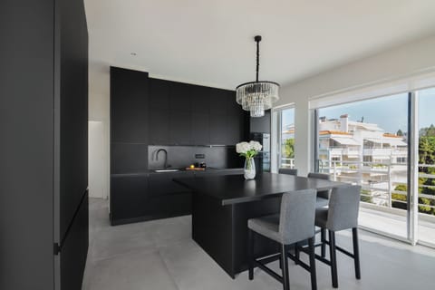 Kitchen area and counter