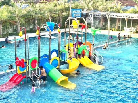 8 indoor pools, 15 outdoor pools