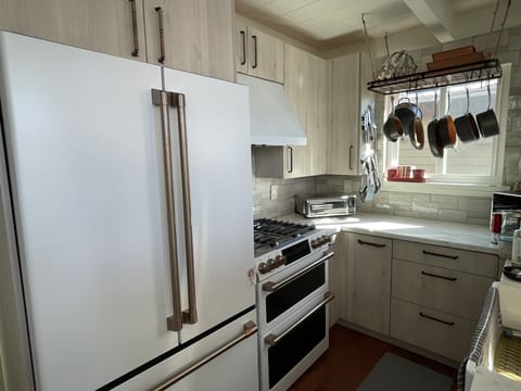 Galley kitchen - fully stocked