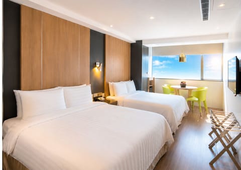 Family Room, 2 Double Beds | Premium bedding, down comforters, in-room safe, WiFi (free)