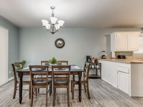 Savor unforgettable moments in this dining area, conveniently connected to the kitchen