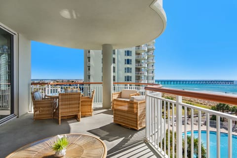 Gulf front Balcony