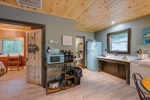 With an airy open-concept layout, our living area is a perfect place to unwind.